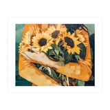 Holding Sunflowers (Print Only) thumbnail