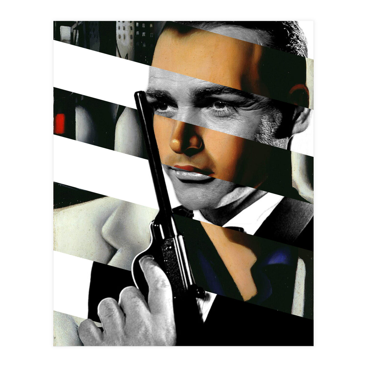 Tamara De Lempicka's Portrait Of Count Vettor Marcello & Sean Connery In James Bond With (Print Only)