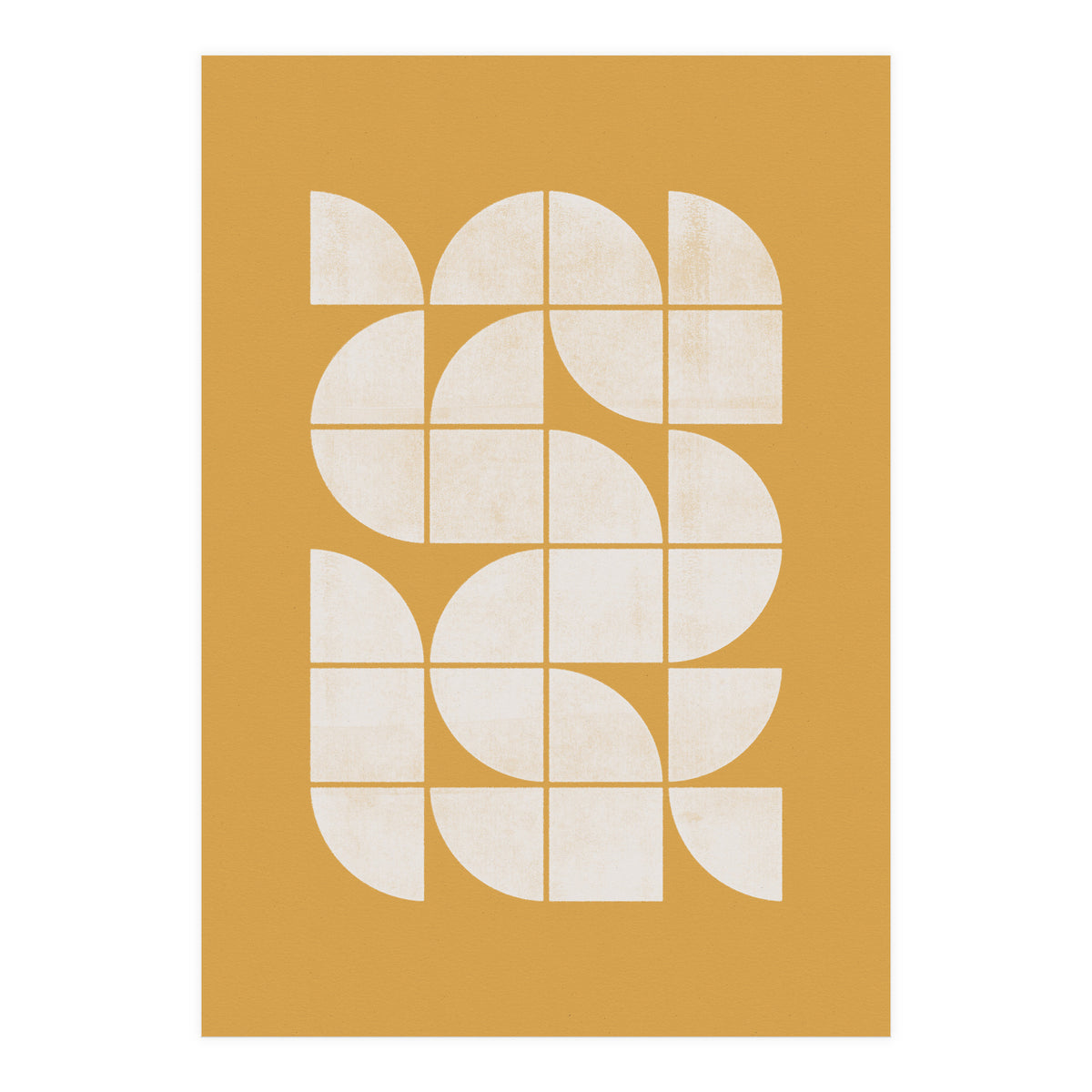 Mid-Century Modern No.26 - Woodblock Print (Print Only)