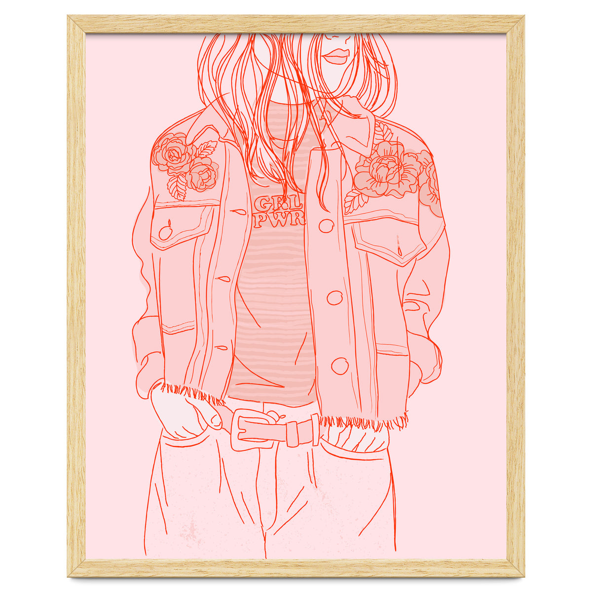 Pink Jeans Jacket