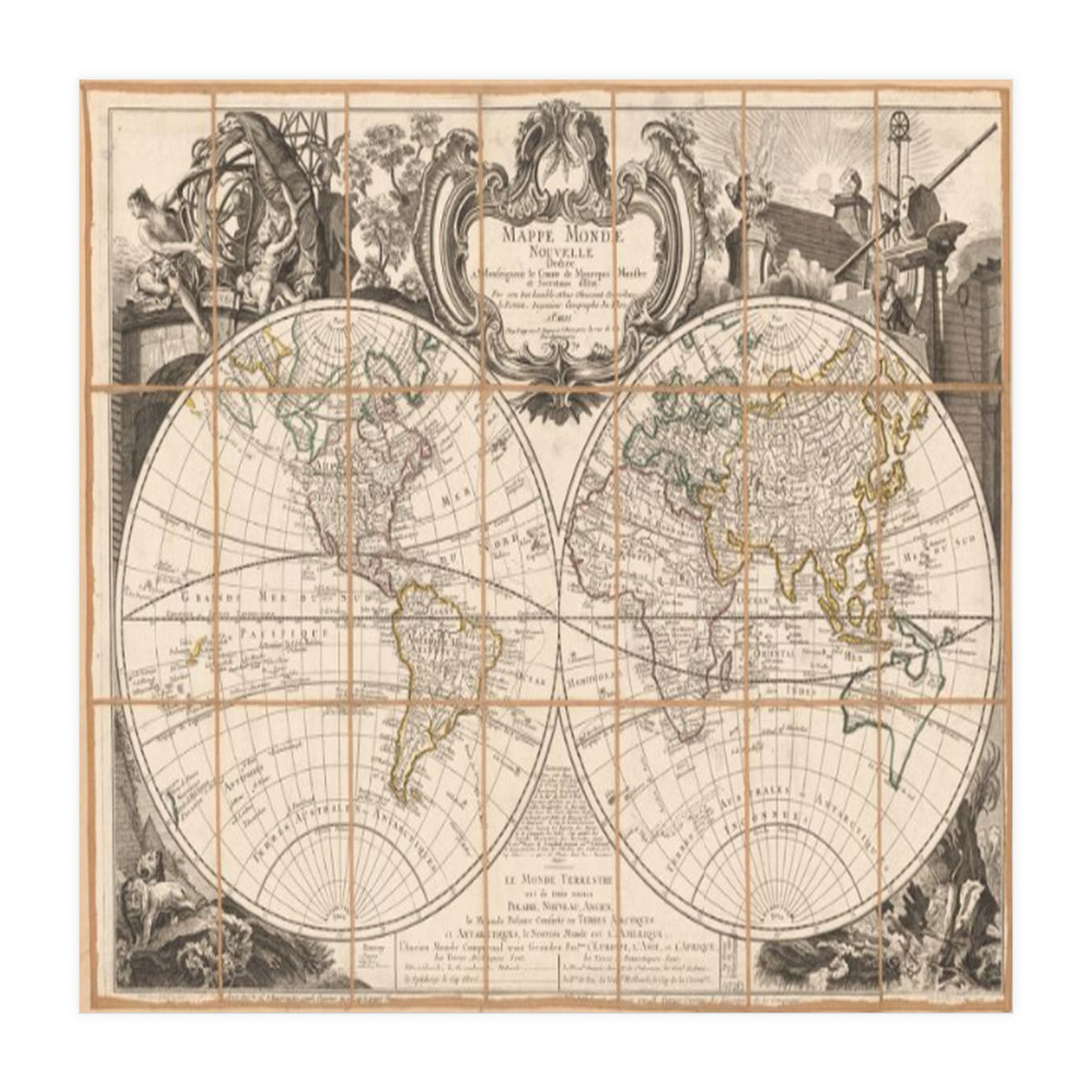 Old world map revisited (Print Only)