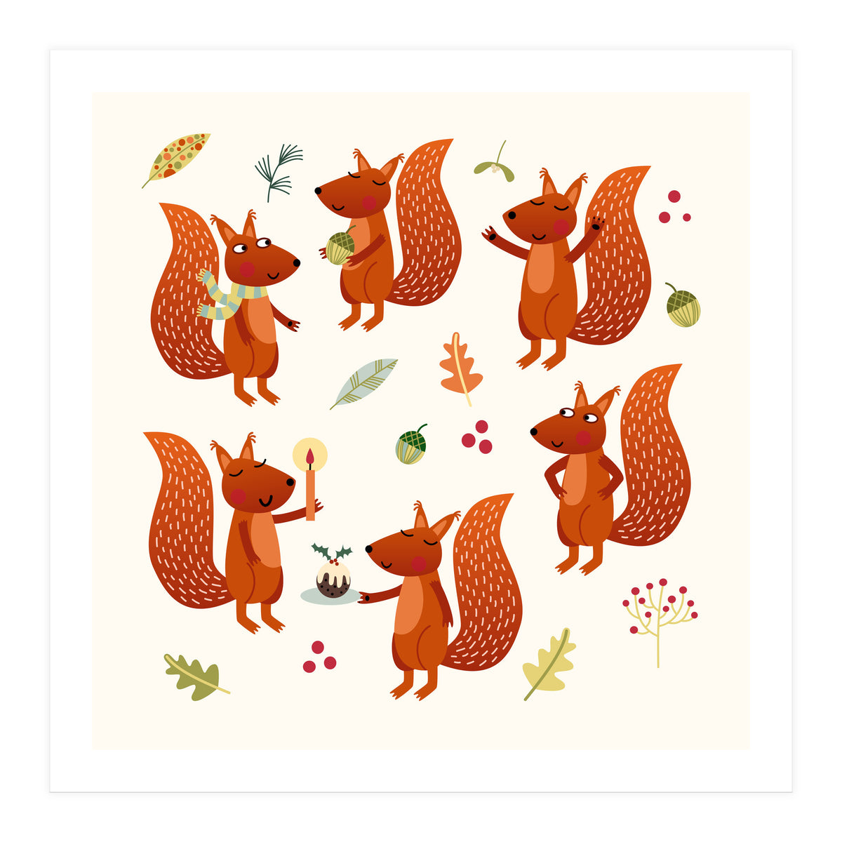 Squirrel Party (Print Only)