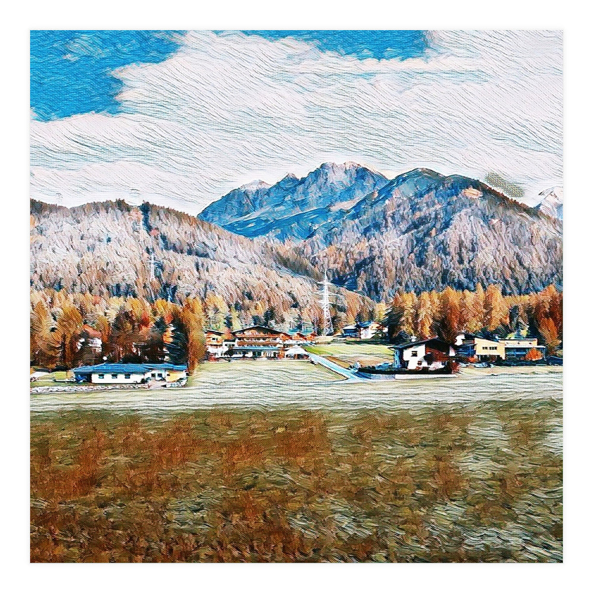 Trentino Alto Adige, Italy. (Print Only)