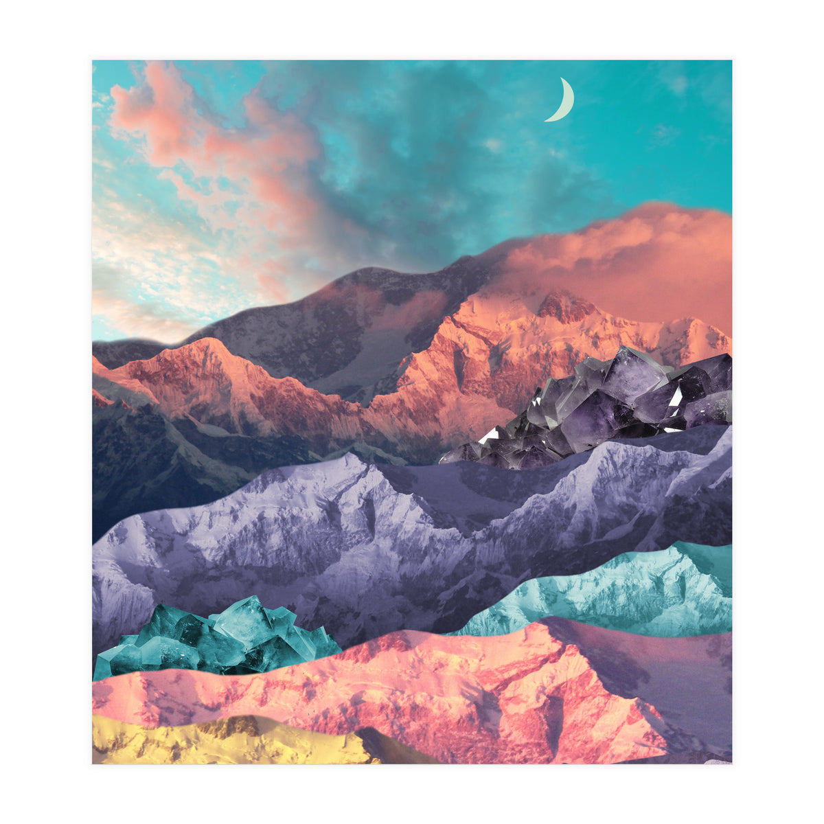 Moon Mountains (Print Only)