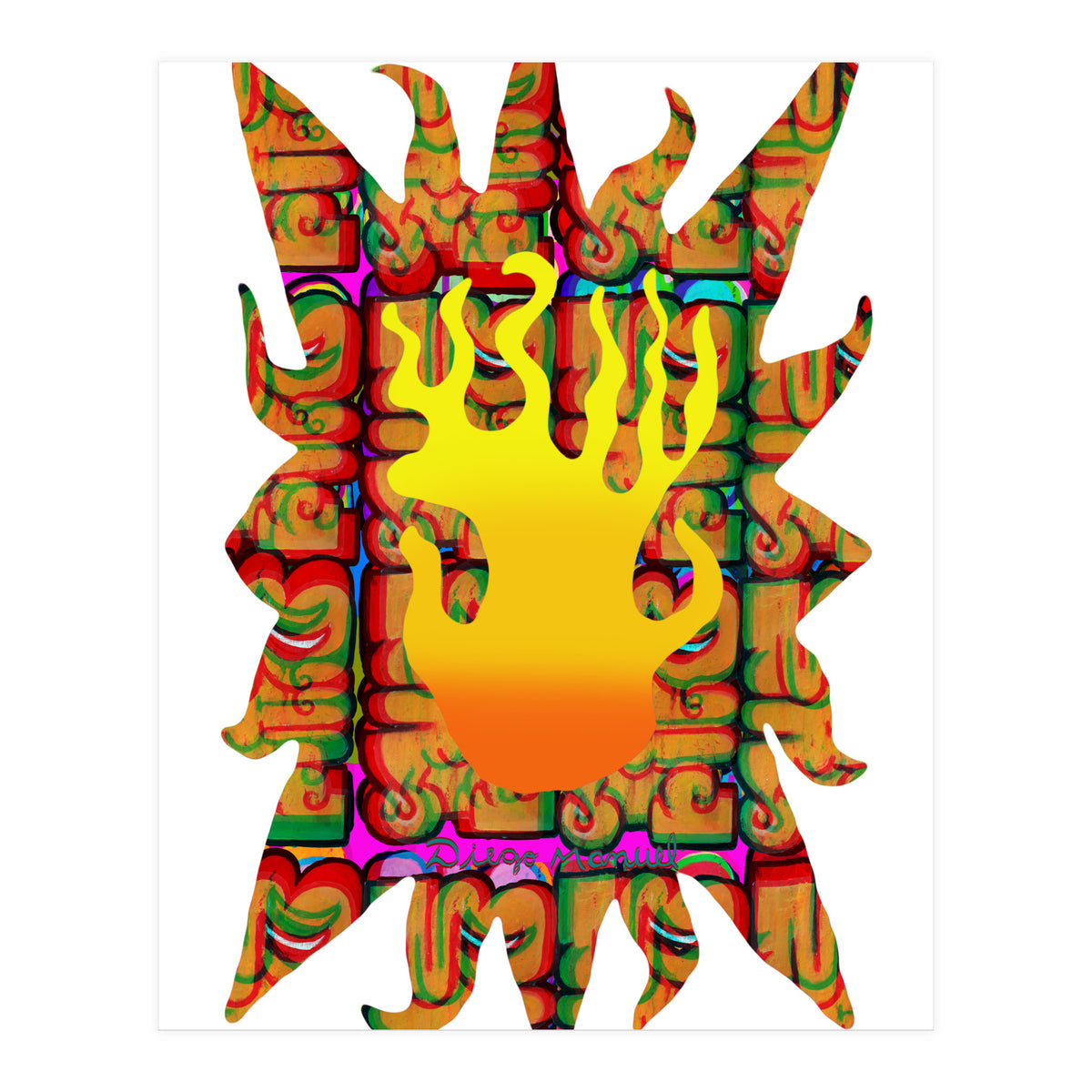 Fuego 6 Copia (Print Only)