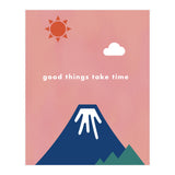 good things take time - Nature Landscape Illustration (Print Only) thumbnail