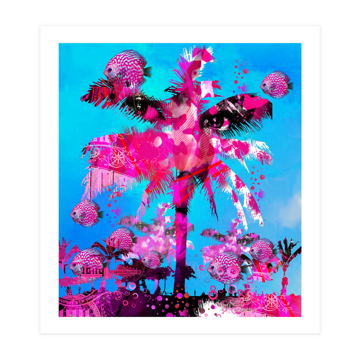 Pink Palm (Print Only)