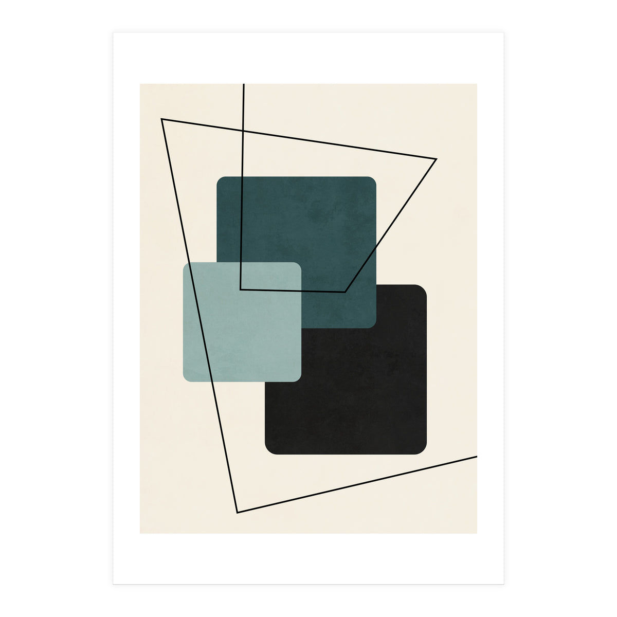 GEOMETRIC SHAPES  - F01 (Print Only)