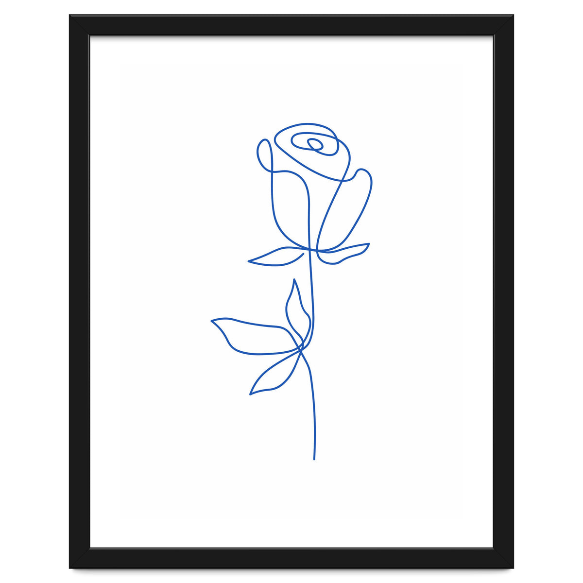 One Line Art Flower