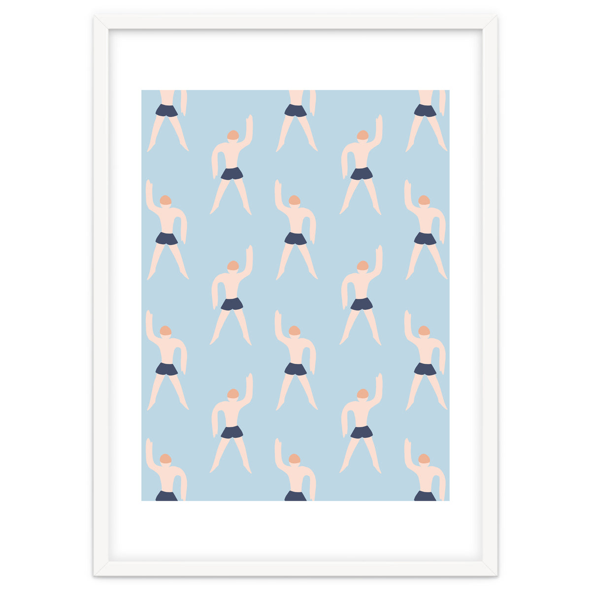 Swimming Boy Pattern