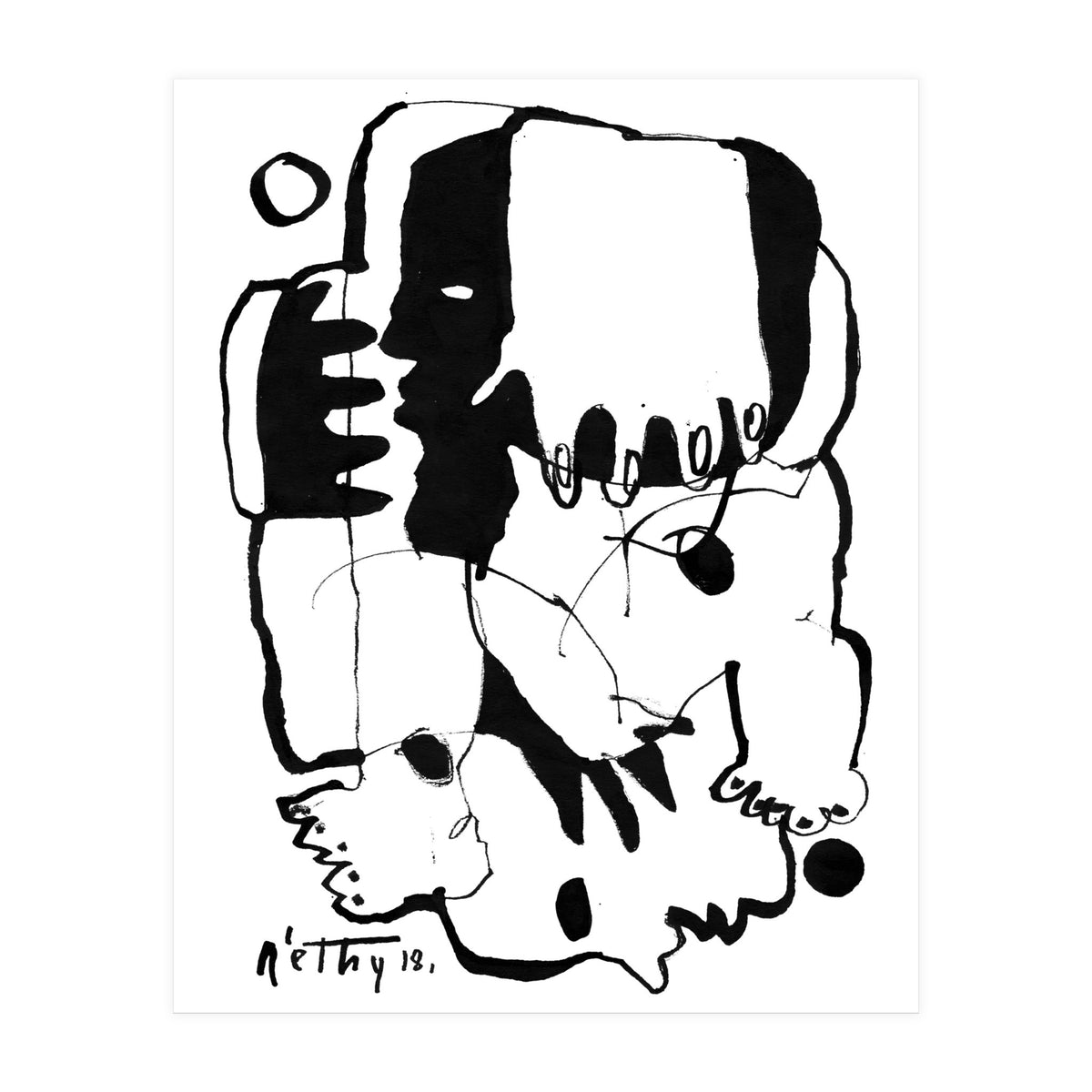 Everlasting Fight - b&w (Print Only)