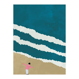 Minimalist Beach Illustration (Print Only) thumbnail