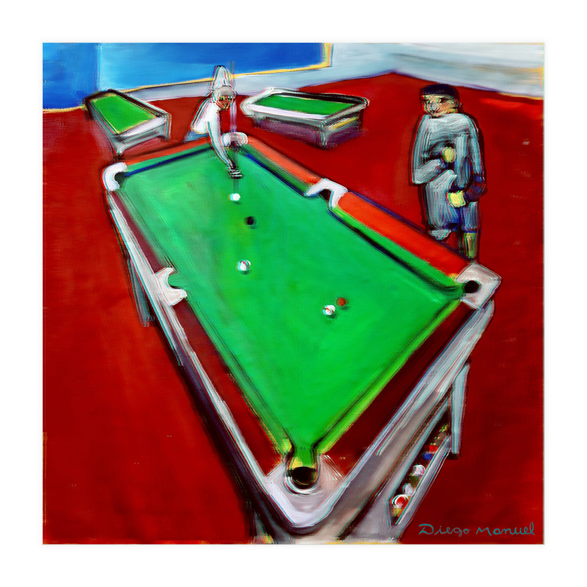 Noche De Pool 2 3 (Print Only)