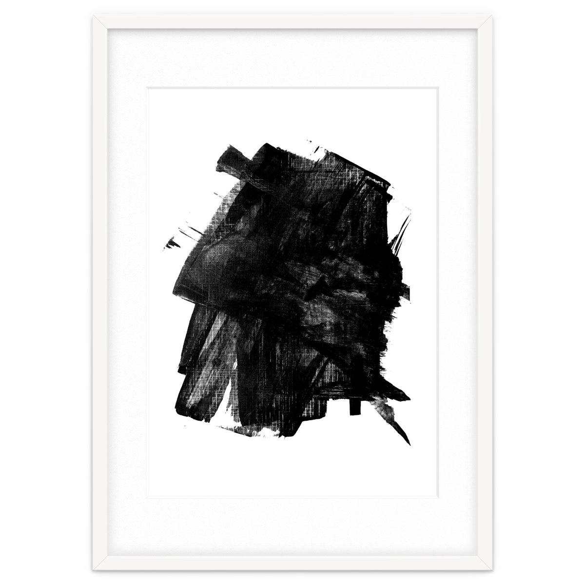 Minimalist Textured Brushstroke Art #3