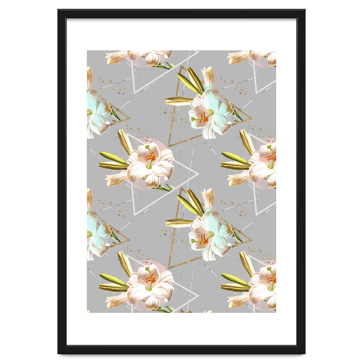 Botanical blooming with geometric 02