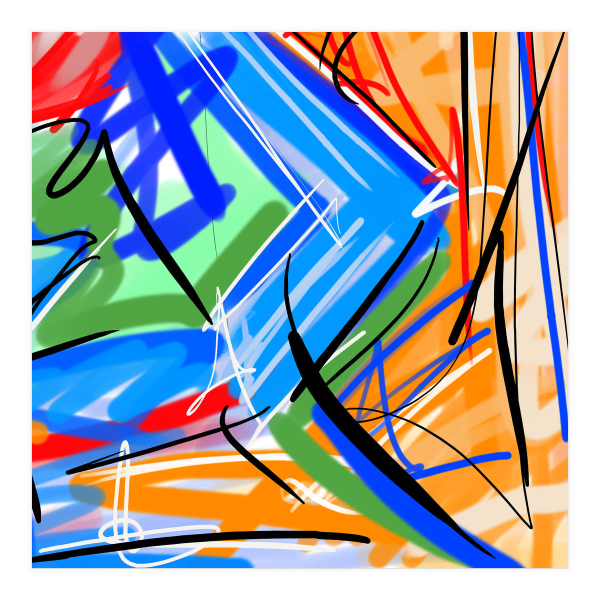 color subtleties in strokes 4 (Print Only)