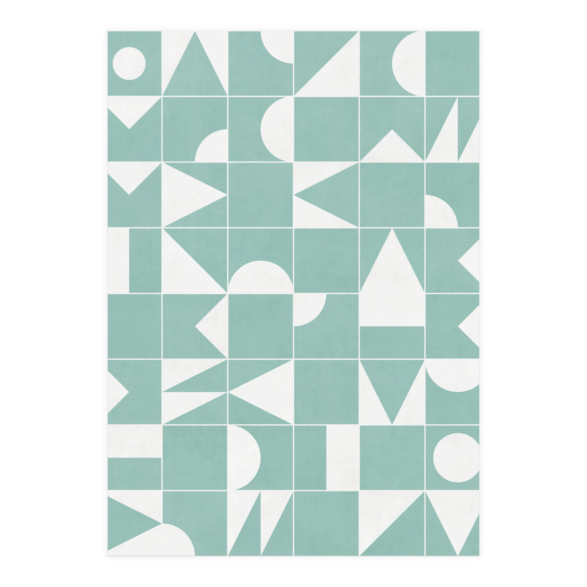 My Favorite Geometric Patterns No.16 - Light Blue (Print Only)
