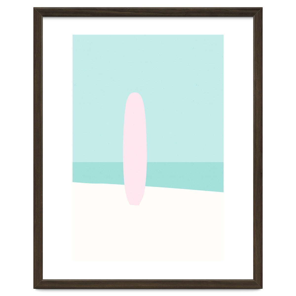 Minimal Surfboard - Turquoise Coast