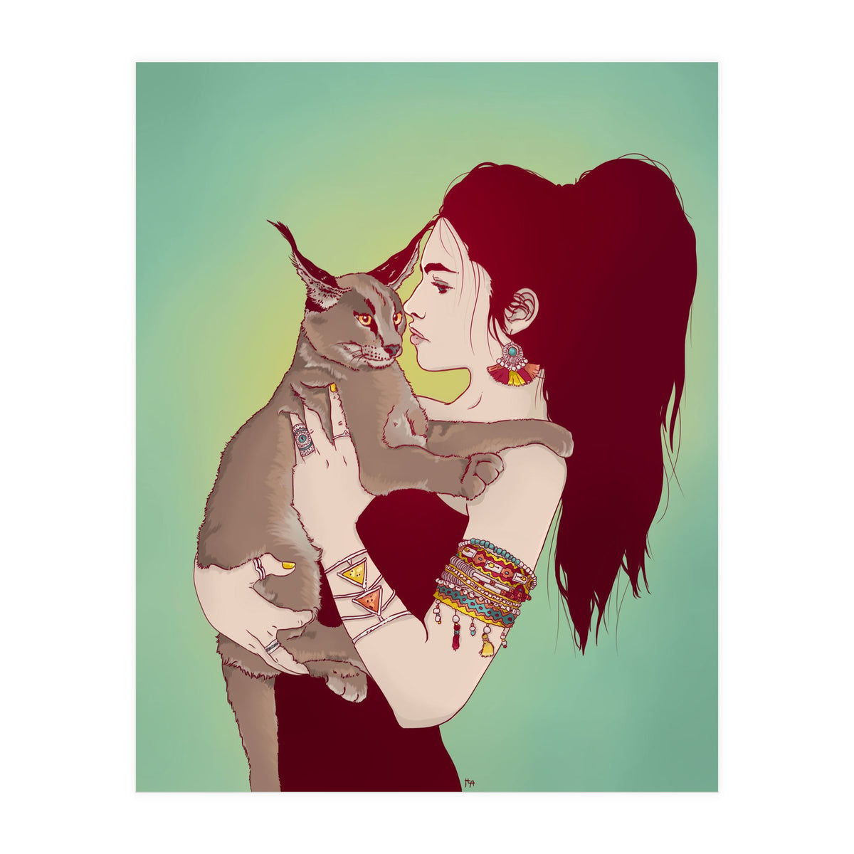 Wild Cat Lady (Print Only)