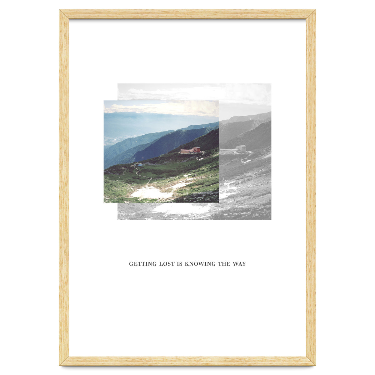 Getting lost is knowing the way