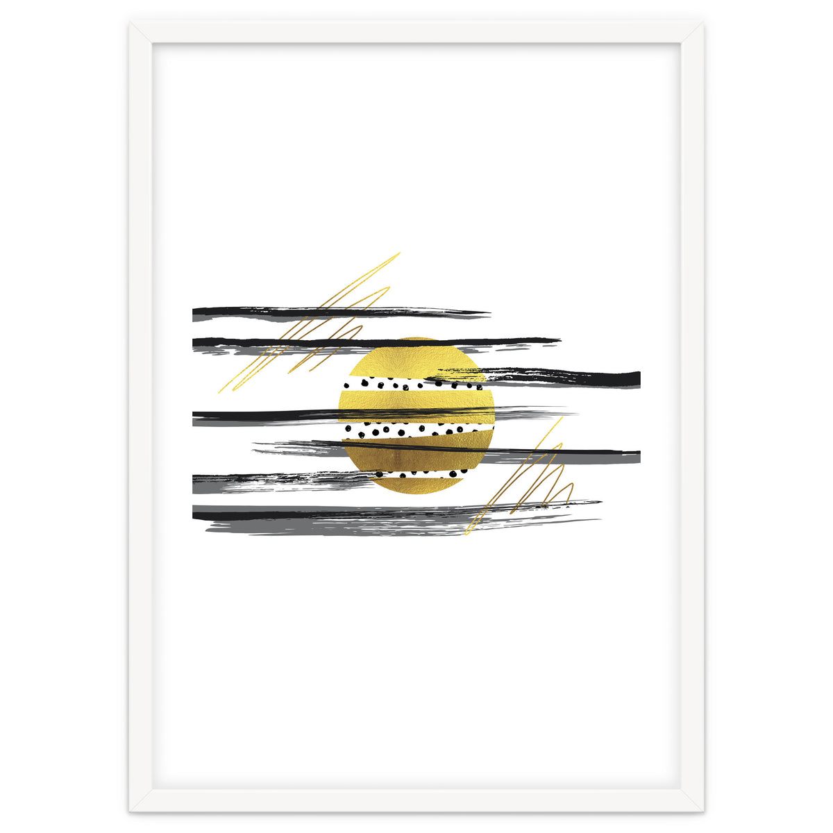 Deco Lines No. 3 – Full Moon