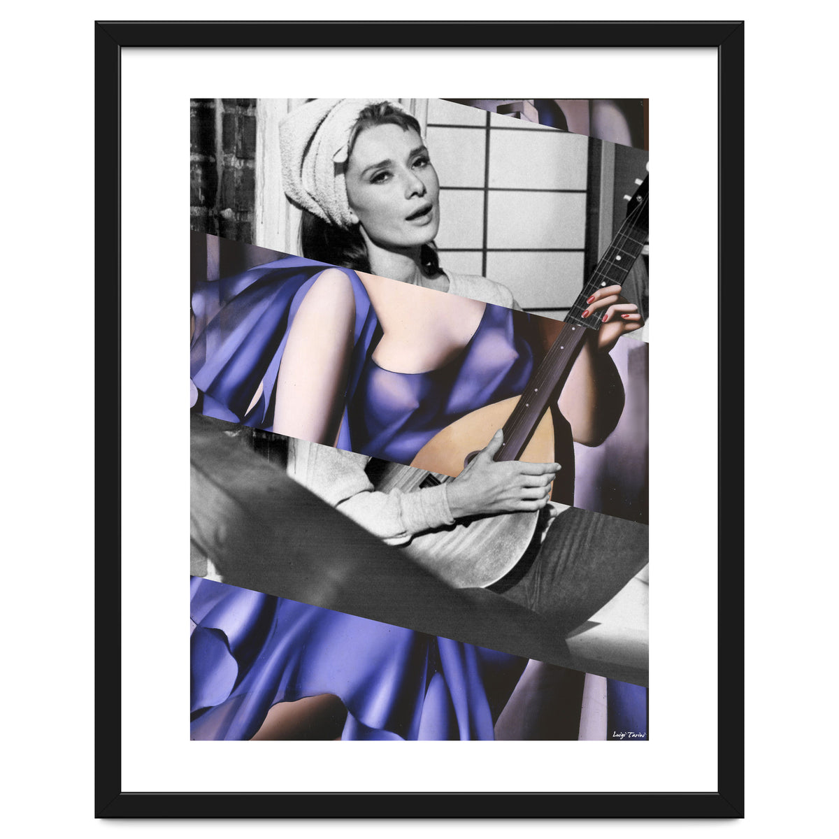 Tamara De Lempicka's Blue Woman with a Guitar & Audrey Hepburn in Breakfast at Tiffany's