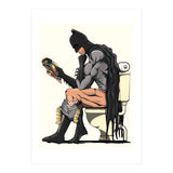 Batman on the Toilet (Print Only) thumbnail