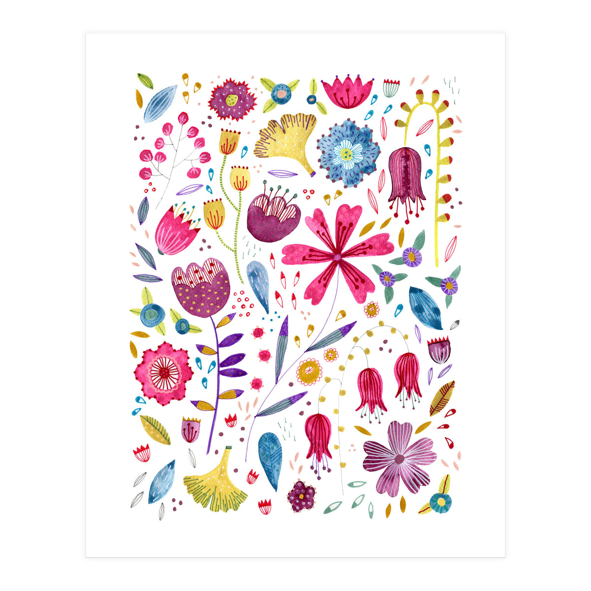 Autumn Hedgerow (Print Only)