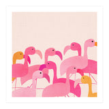 Florida Flamingos (Print Only) thumbnail