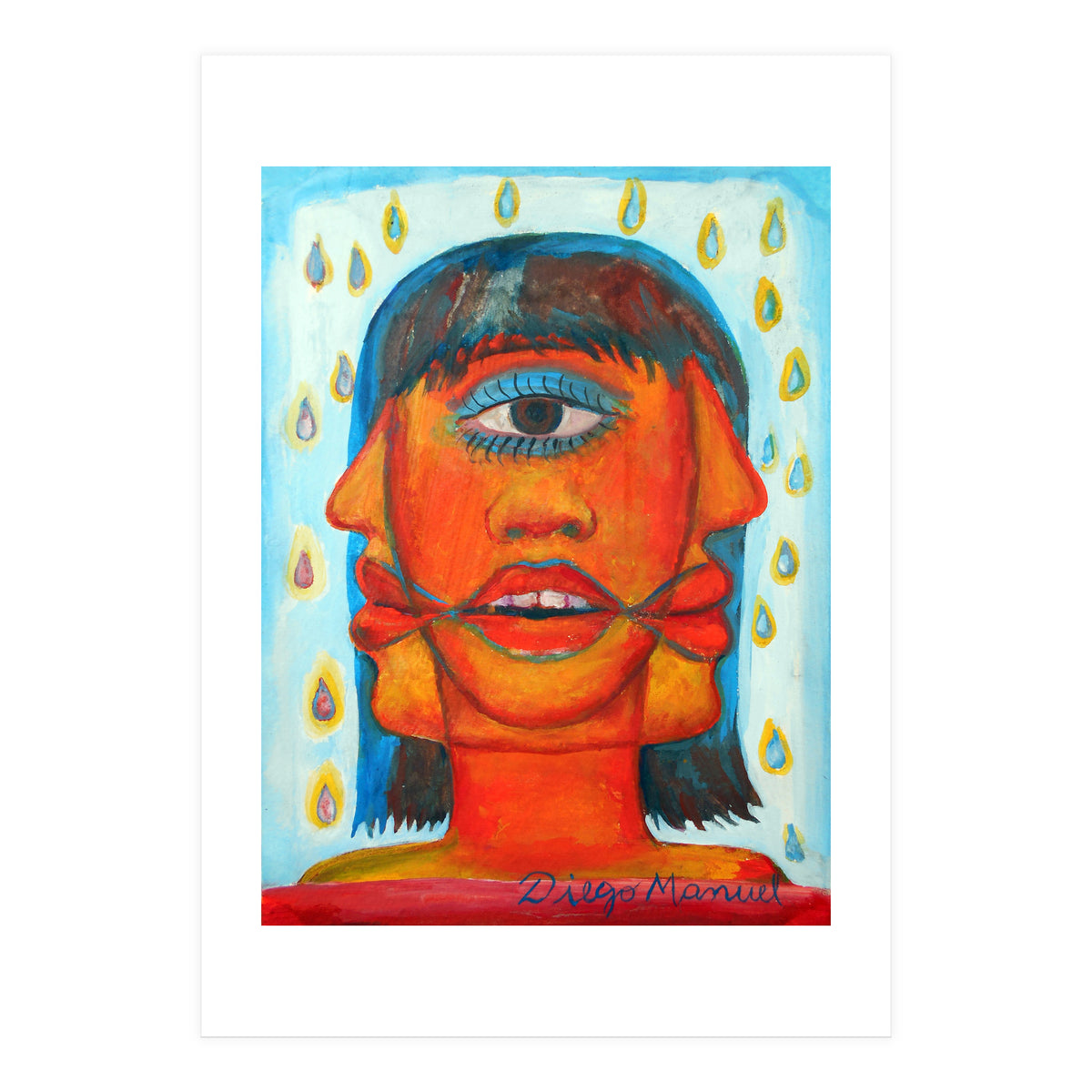 Cabeza De Mujer 4 Nueva (Print Only)