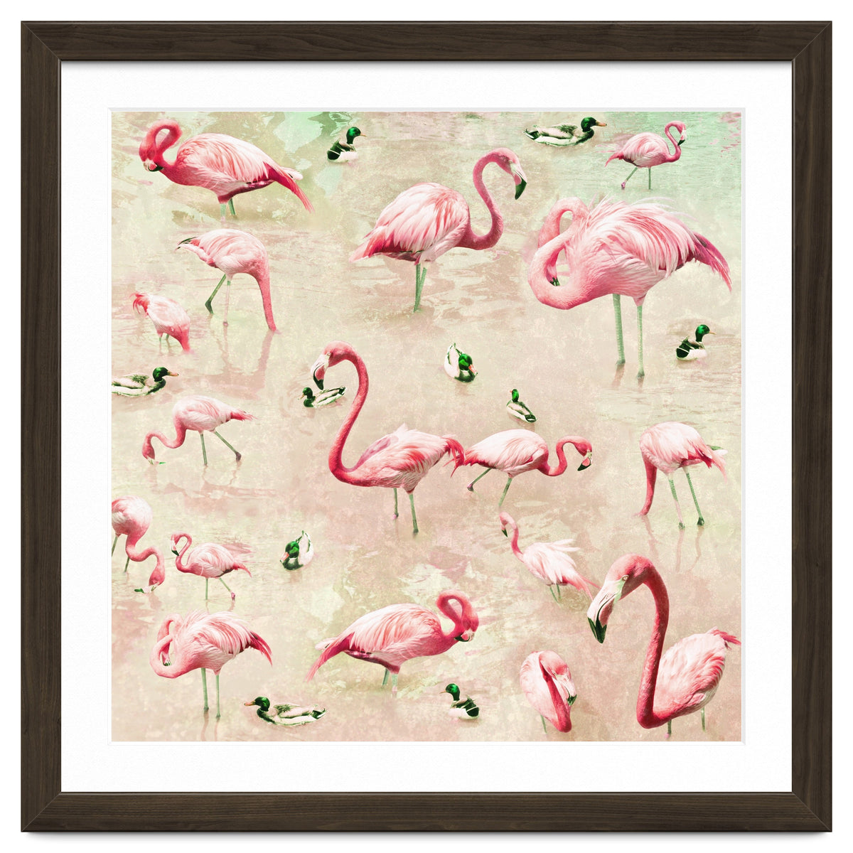 Flamingos Vintage Pink