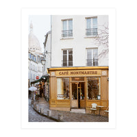 Cafe Montmartre in Paris (Print Only)