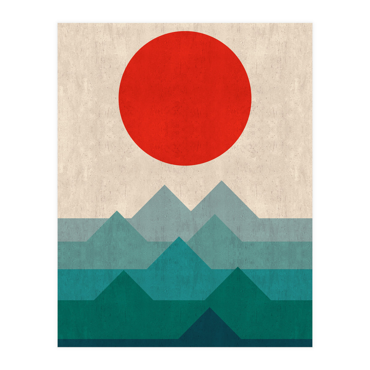 Geometric landscape I (Print Only)