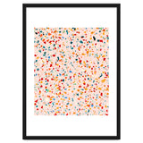 Blush Terrazzo | Pink Eclectic Speckles | Abstract Confetti Painting | Chic Bohemian Illustration thumbnail