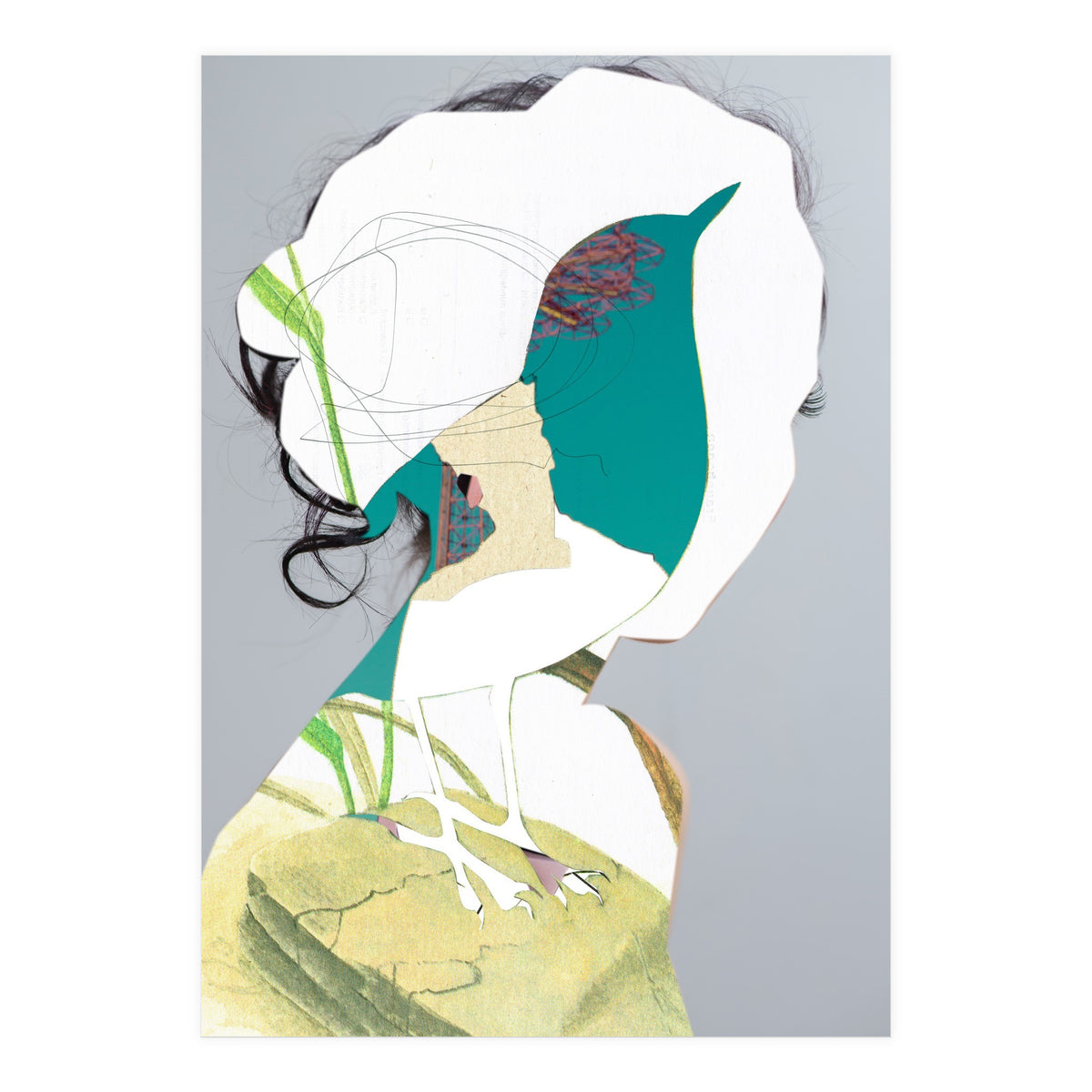 Her Voice Sounds Like A Bird (Print Only)