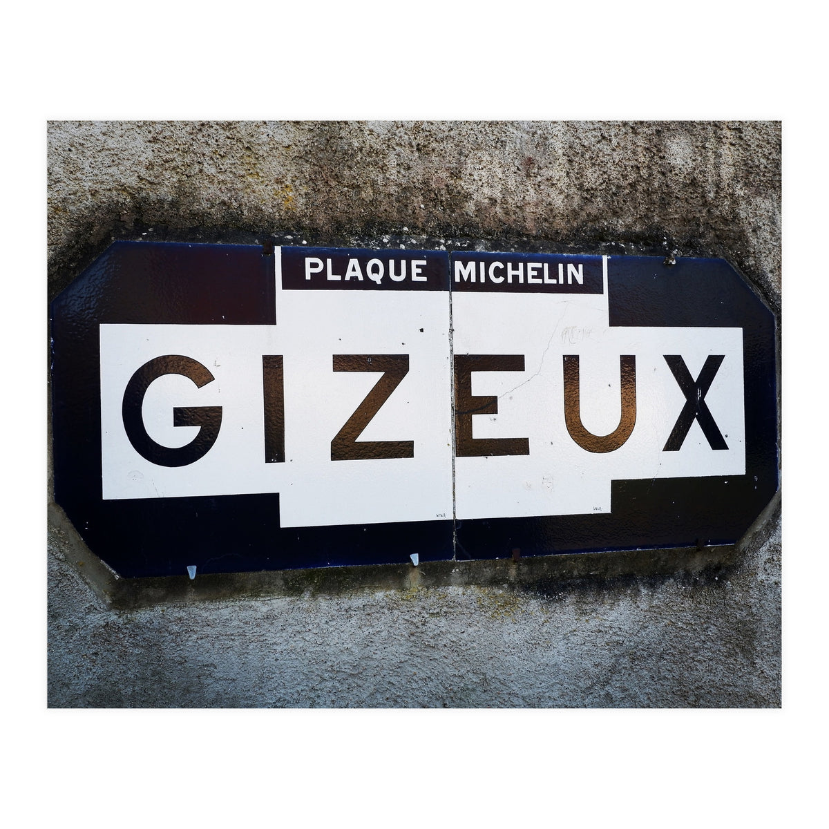 French sign: Gizeux (Print Only)