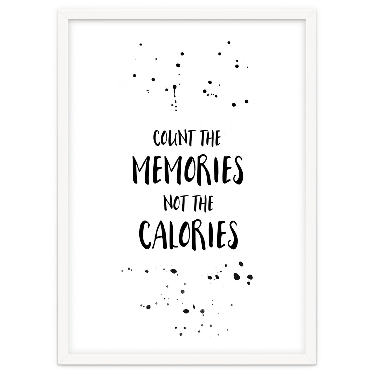 Text Art COUNT THE MEMORIES