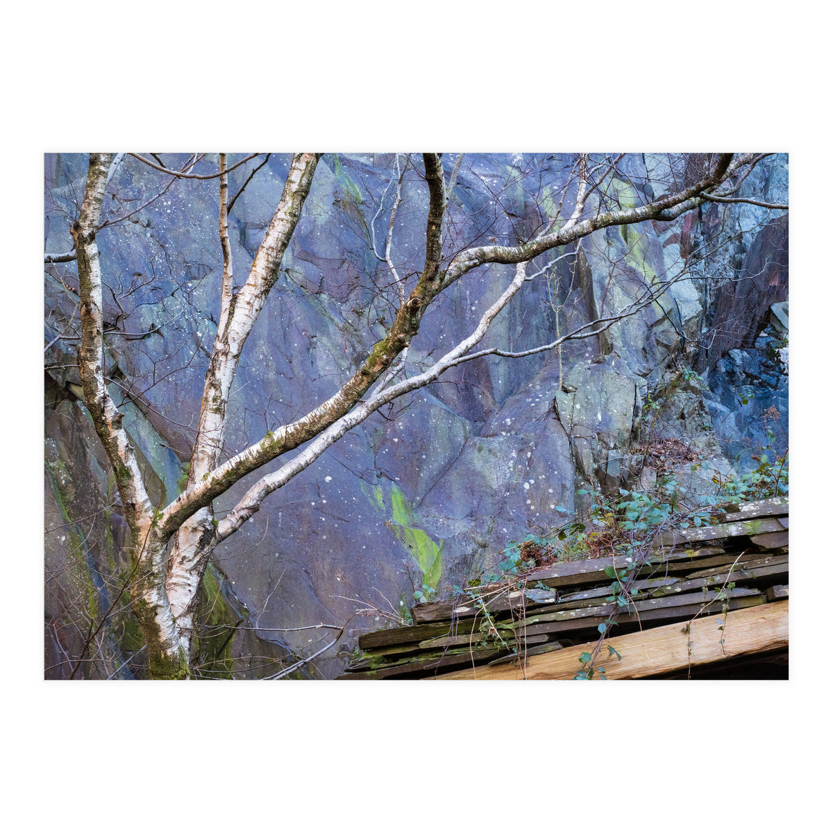 Dinorwic slate quarries in Llanberis, Wales, 3 (Print Only)
