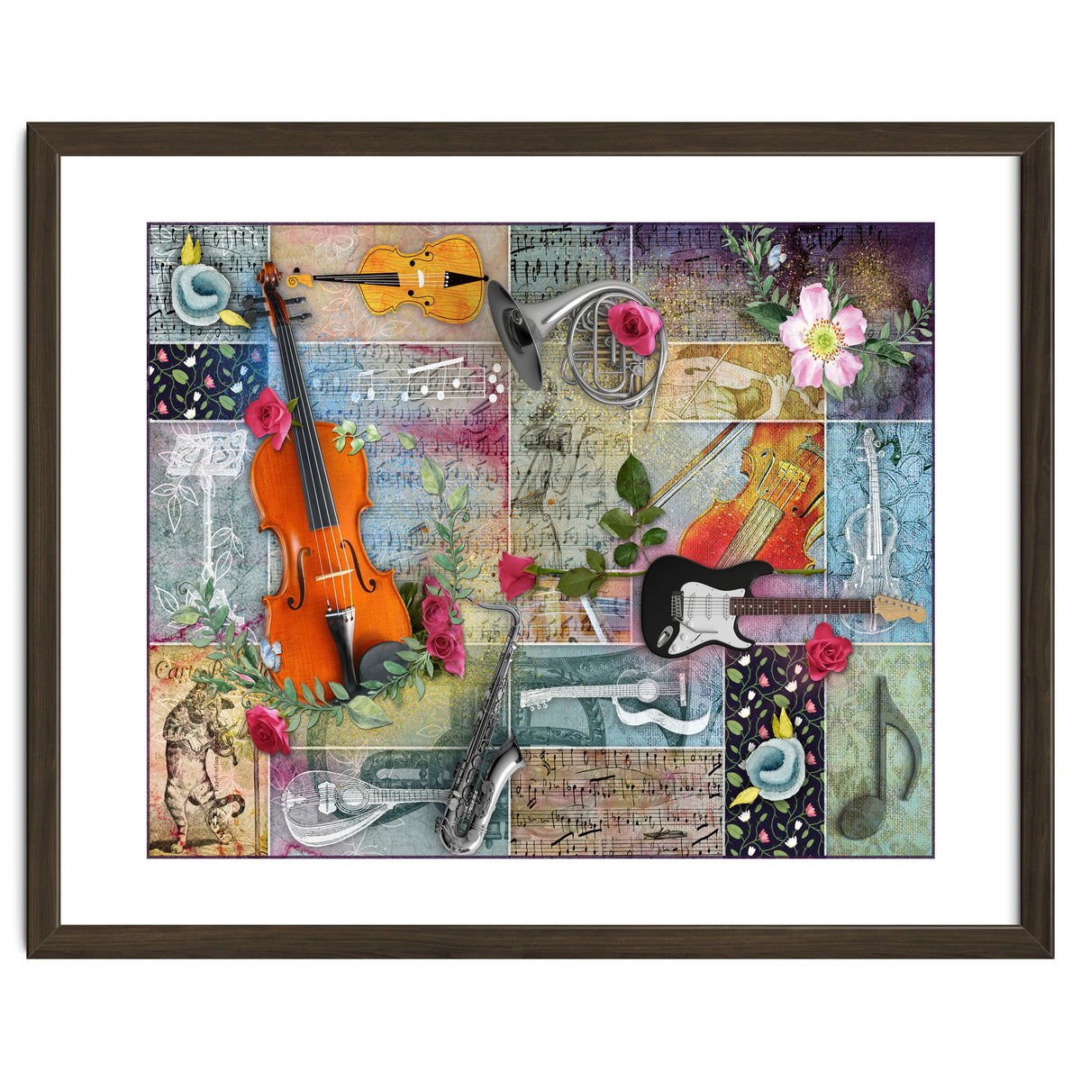 Musical Garden Collage