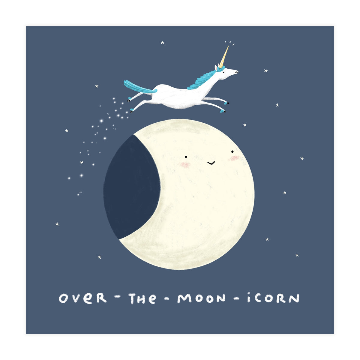 Over The Moon Icorn (Print Only)