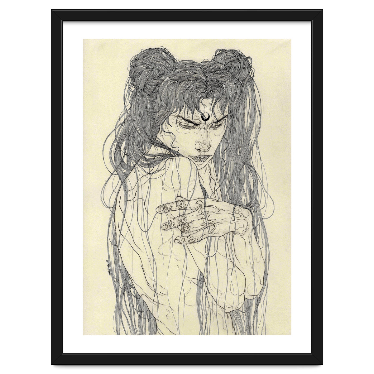 There is a dark moon rising inside of me