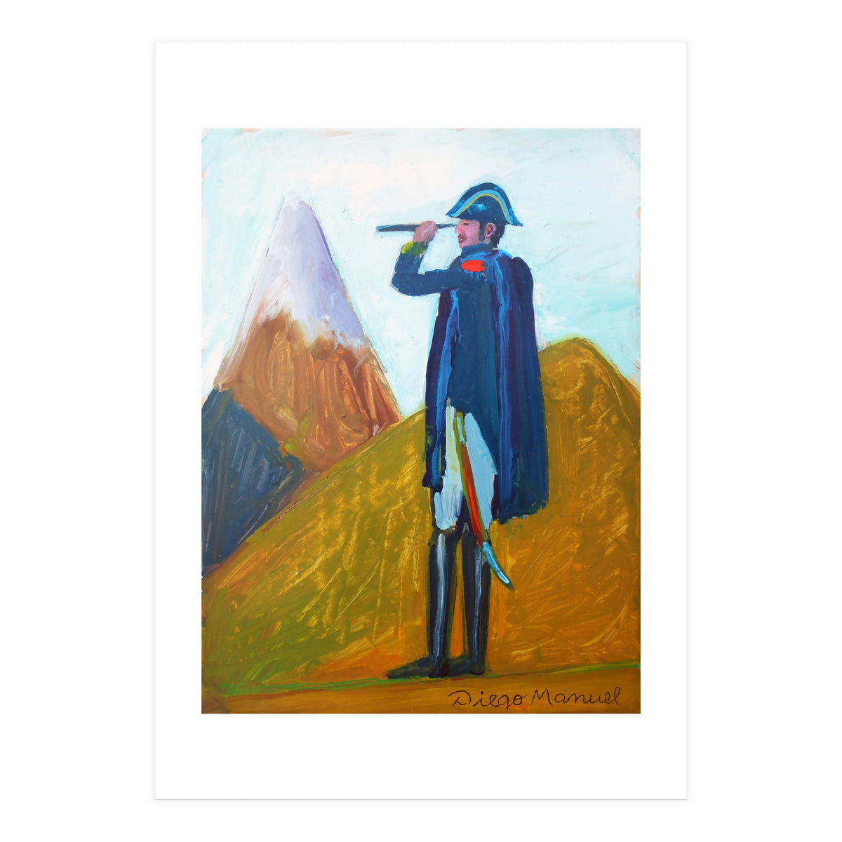 San Martin Cruzando Los Andes 3b (Print Only)