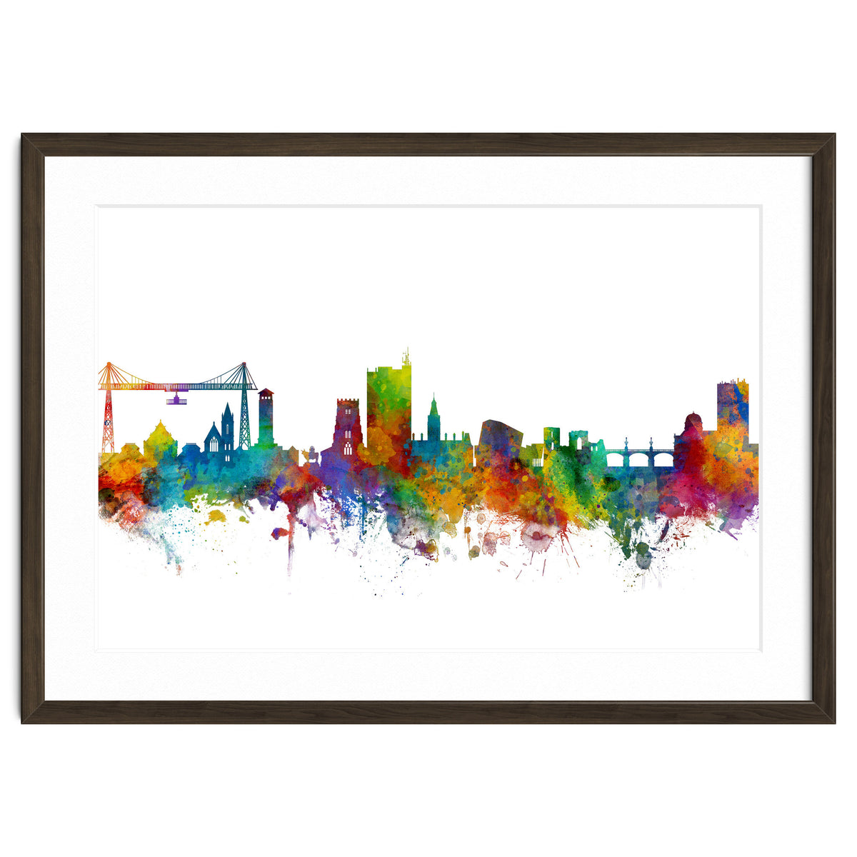 Newport Wales Skyline