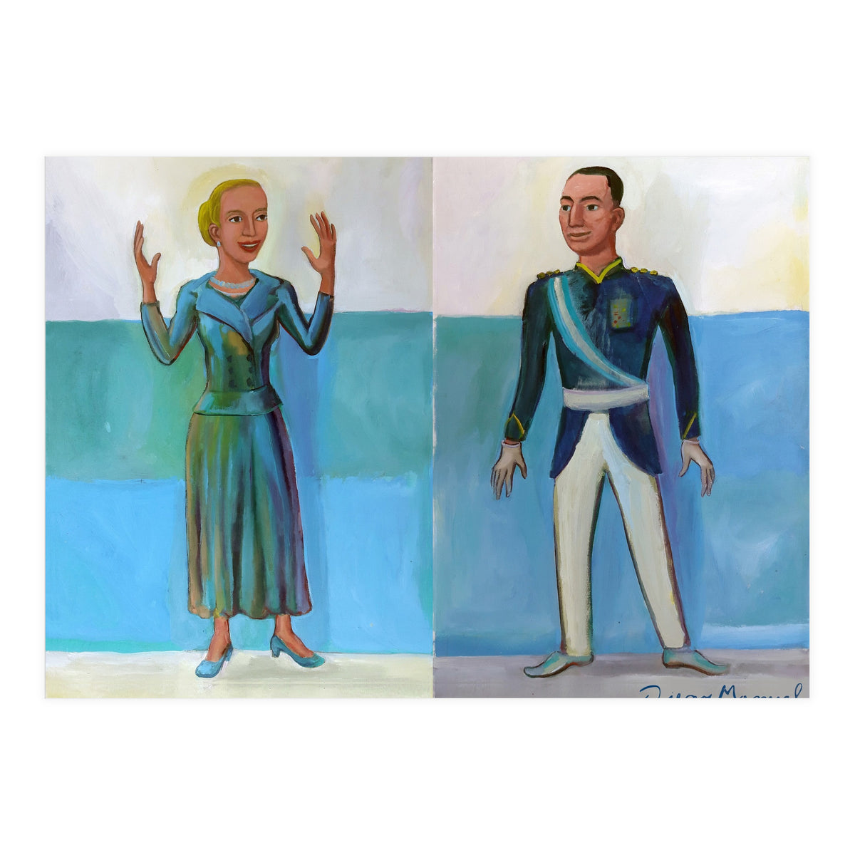 Diptico Evita Y Peron (Print Only)