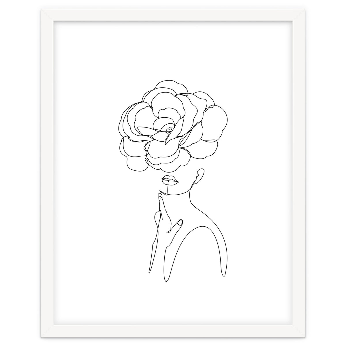 female flower line-a