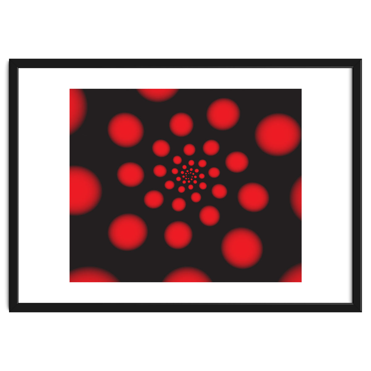 Red Spiral Dots