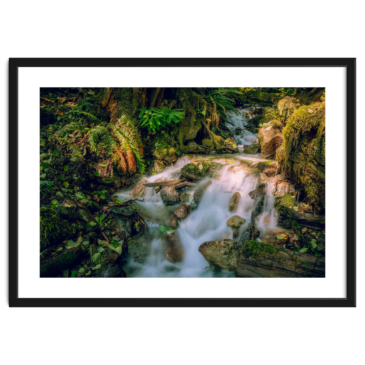 Baker Waterfall - Long Exposure