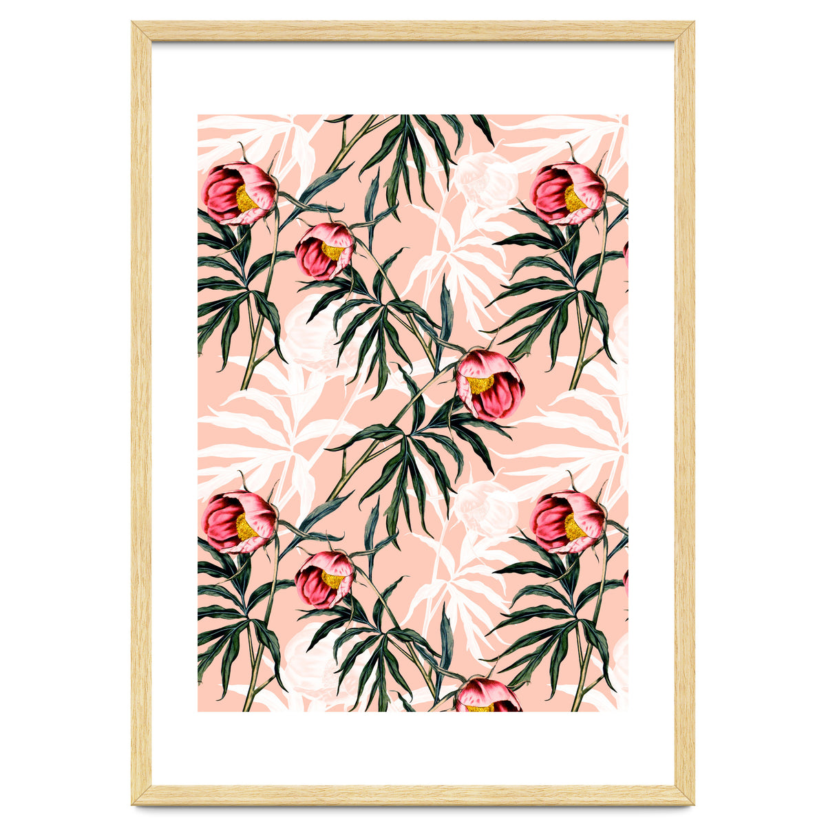 Flowery blooming pink