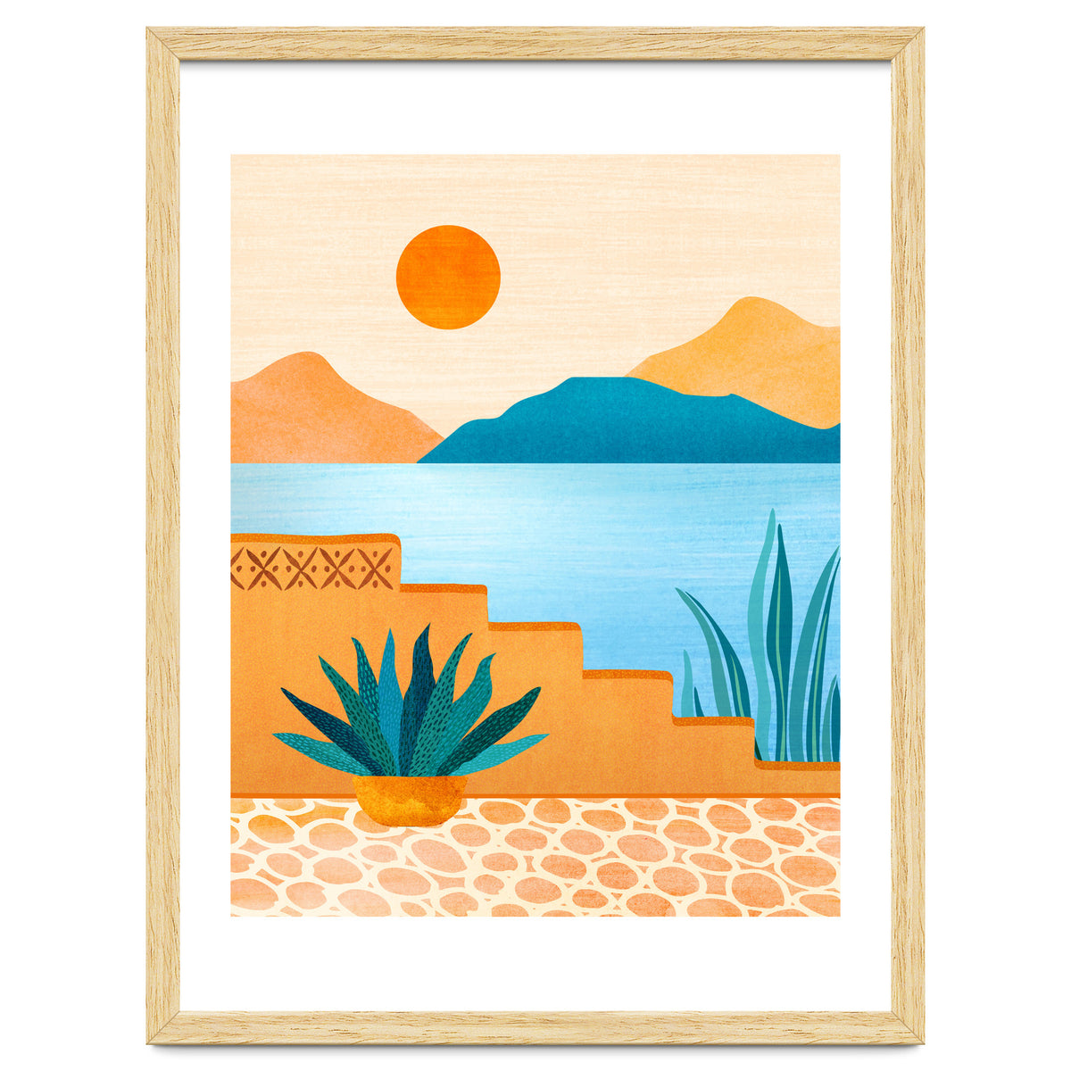 Baja Landscape Illustration