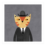 Ginger Cat in a Bowler Hat (Print Only) thumbnail
